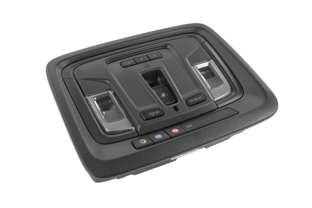 GM Genuine Parts Jet Black Roof Console