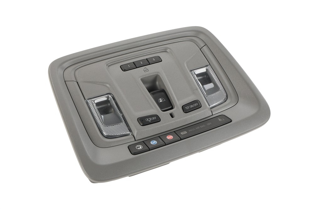 GM Genuine Parts Dark Ash Gray Roof Console