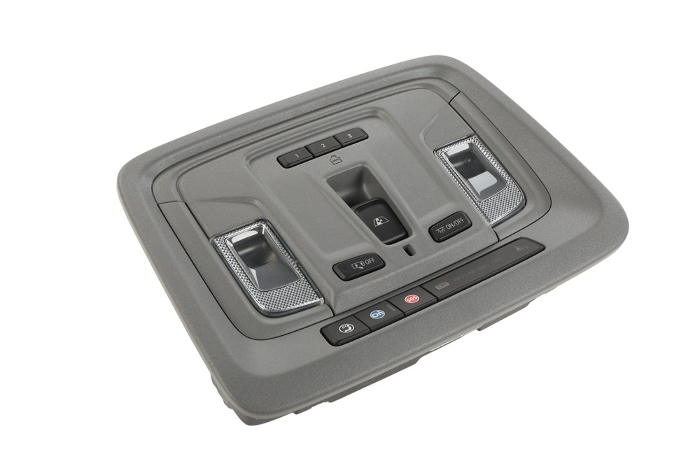 GM Genuine Parts Dark Ash Gray Roof Console