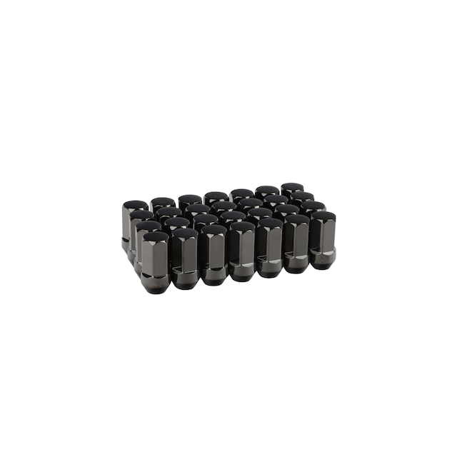 Pack of 28 Lug Nuts in Black