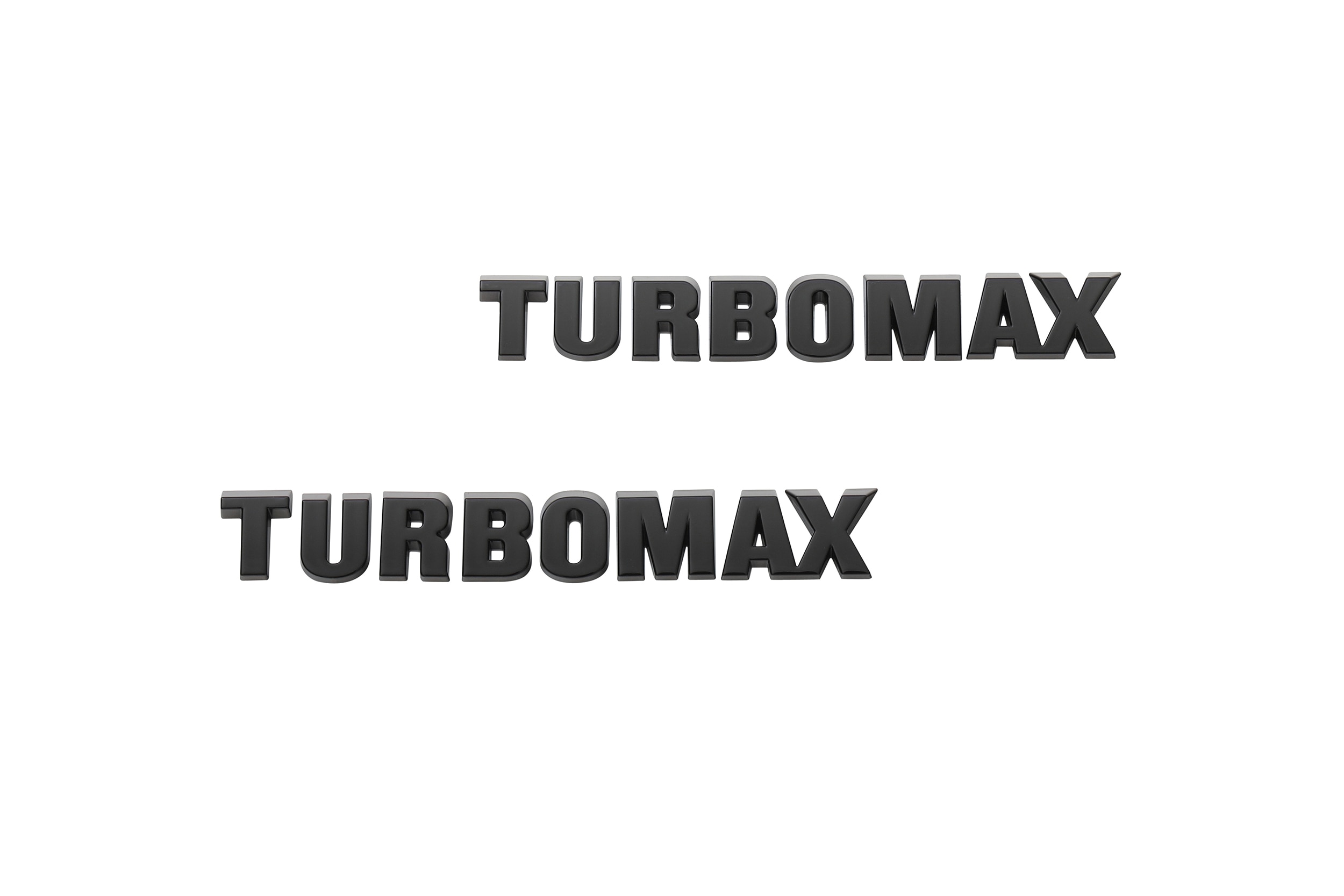 Turbomax Emblems in Black