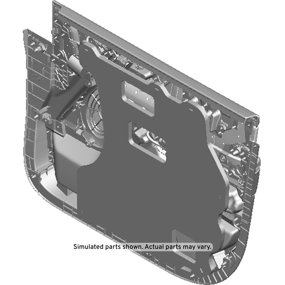 GM Genuine Parts Backen Black Front Driver Side Door Trim