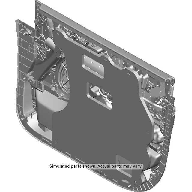 GM Genuine Parts Backen Black Front Driver Side Door Trim