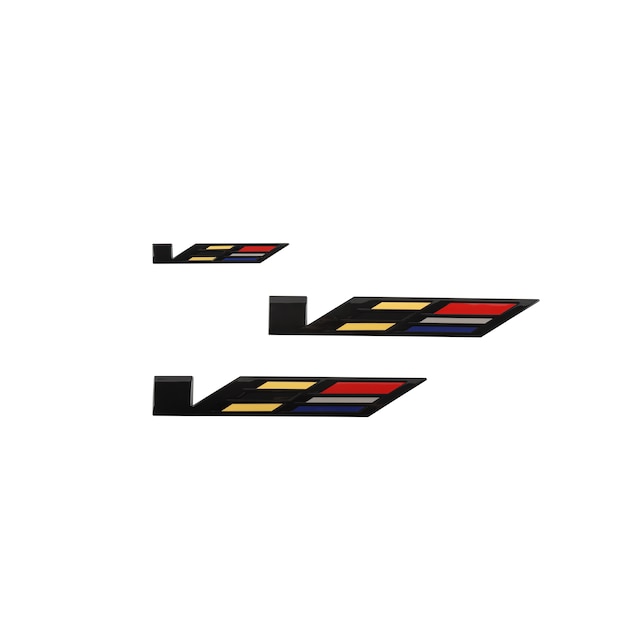 Escalade V-Series Emblems in Black