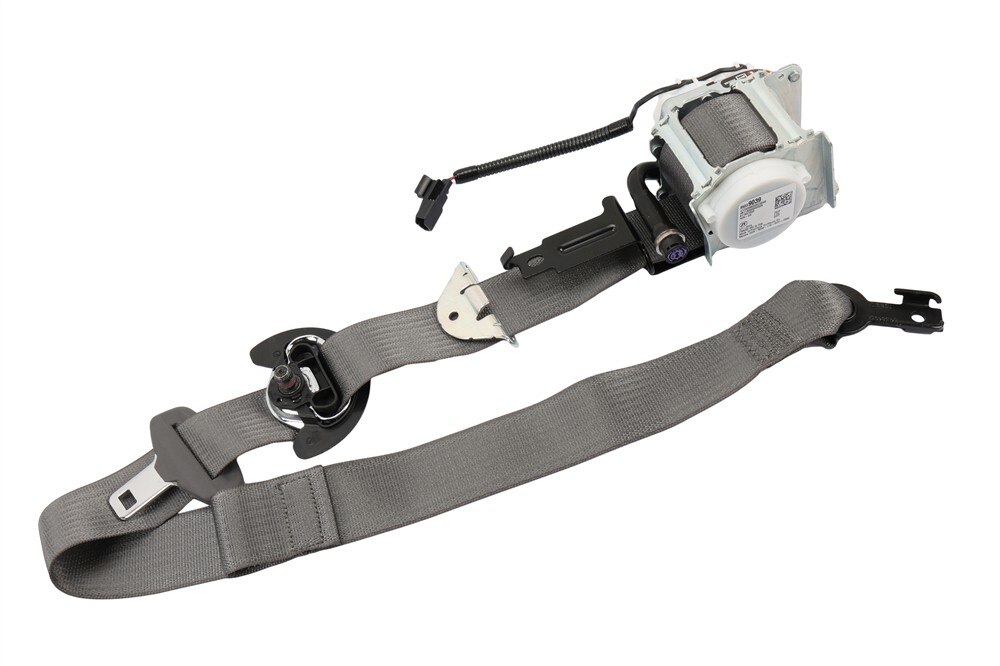 GM Genuine Parts Dark Ash Gray Front Passenger Side Seat Belt Retractor Kit