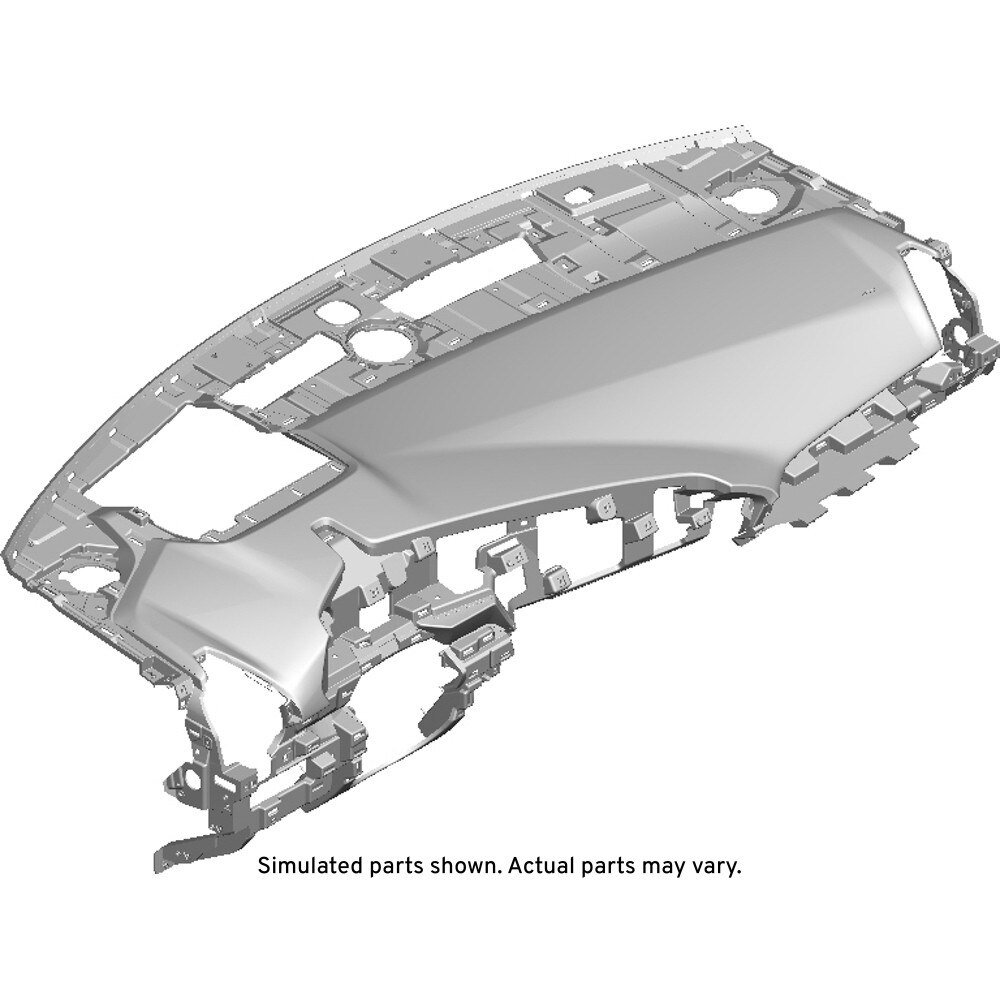 GM Genuine Parts Backen Black Instrument Panel