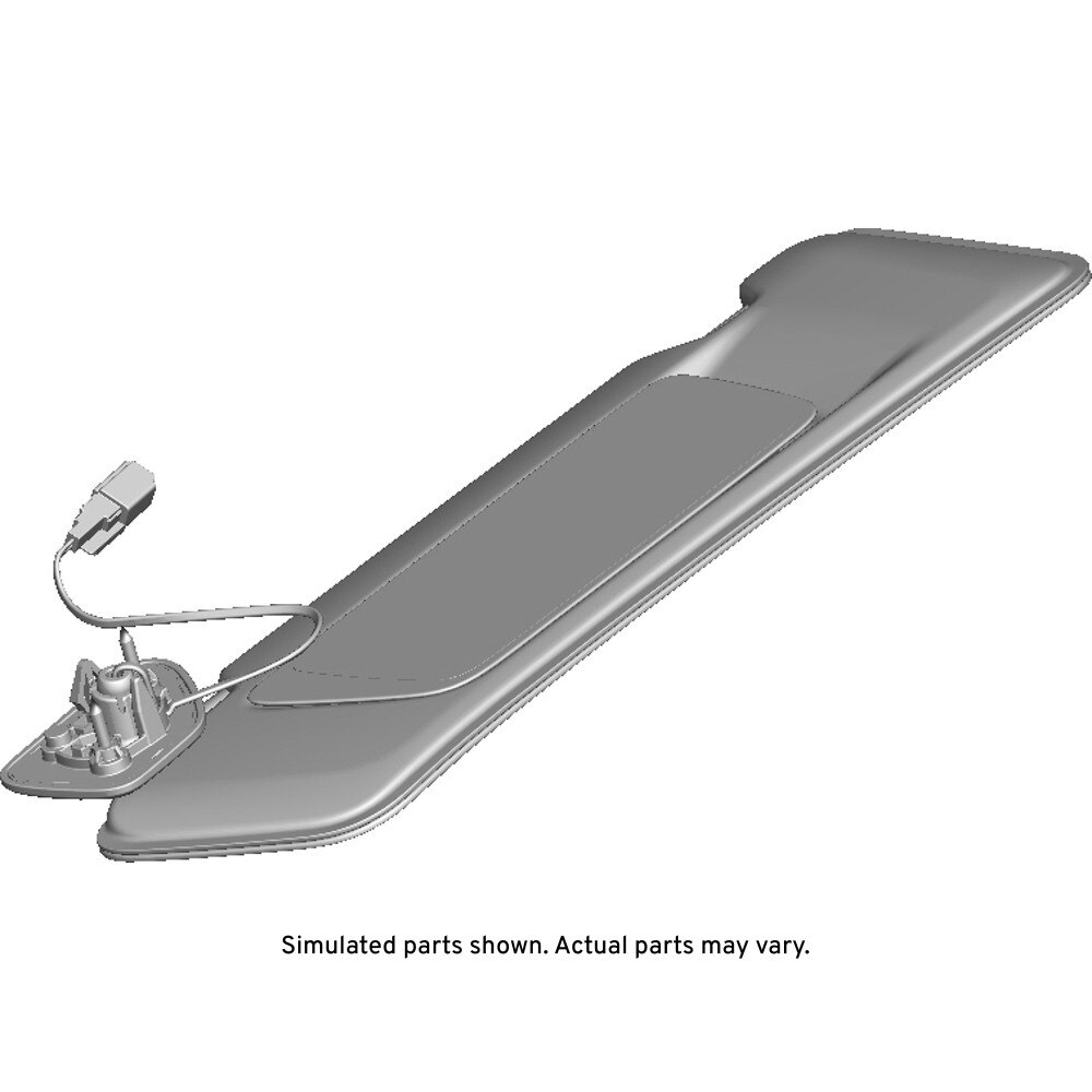 GM Genuine Parts Cinnamon Driver Side Sunshade