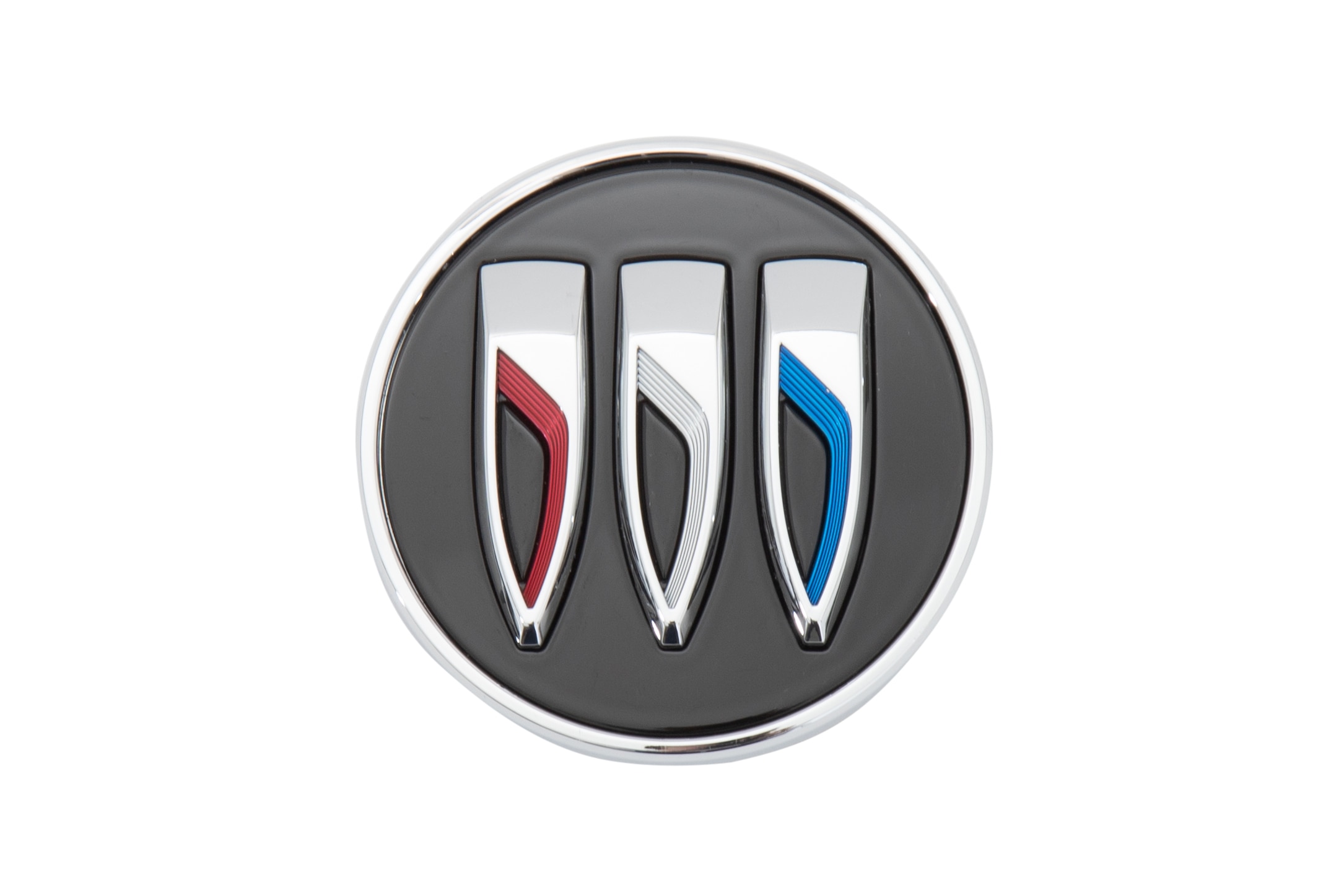 Center Cap in Black with Buick Tri-Shield Logo