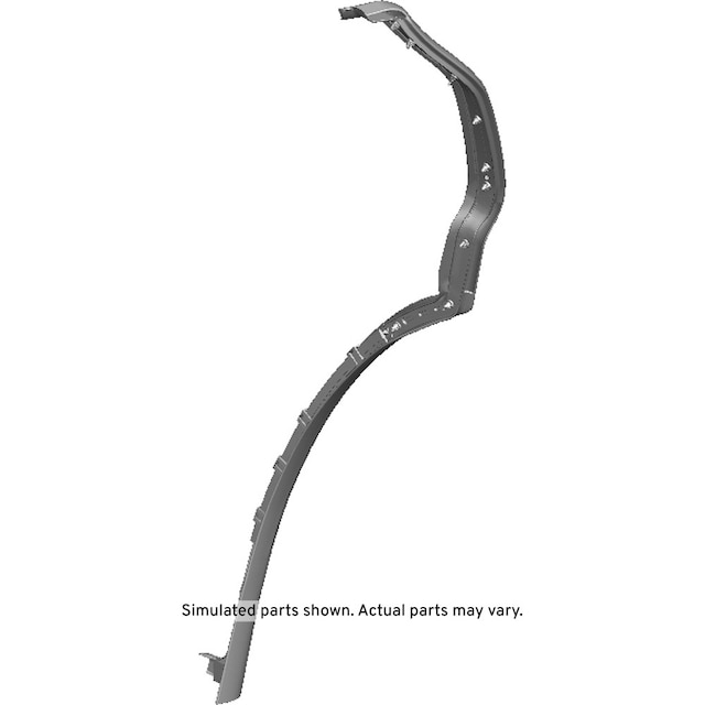 GM Genuine Parts Rear Passenger Side Door Rear Auxiliary Weatherstrip