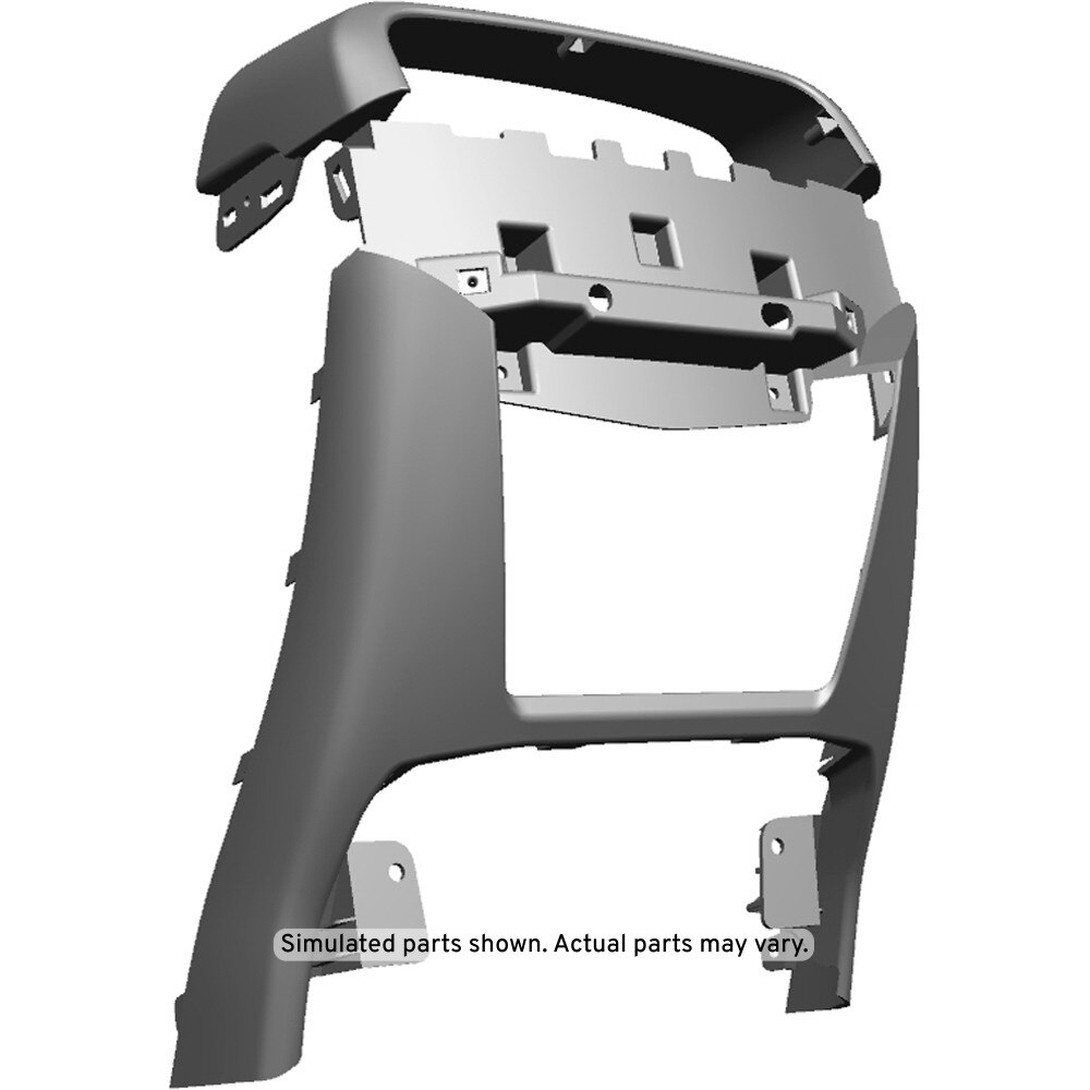 GM Genuine Parts Backen Black Front Floor Console Rear Trim Panel