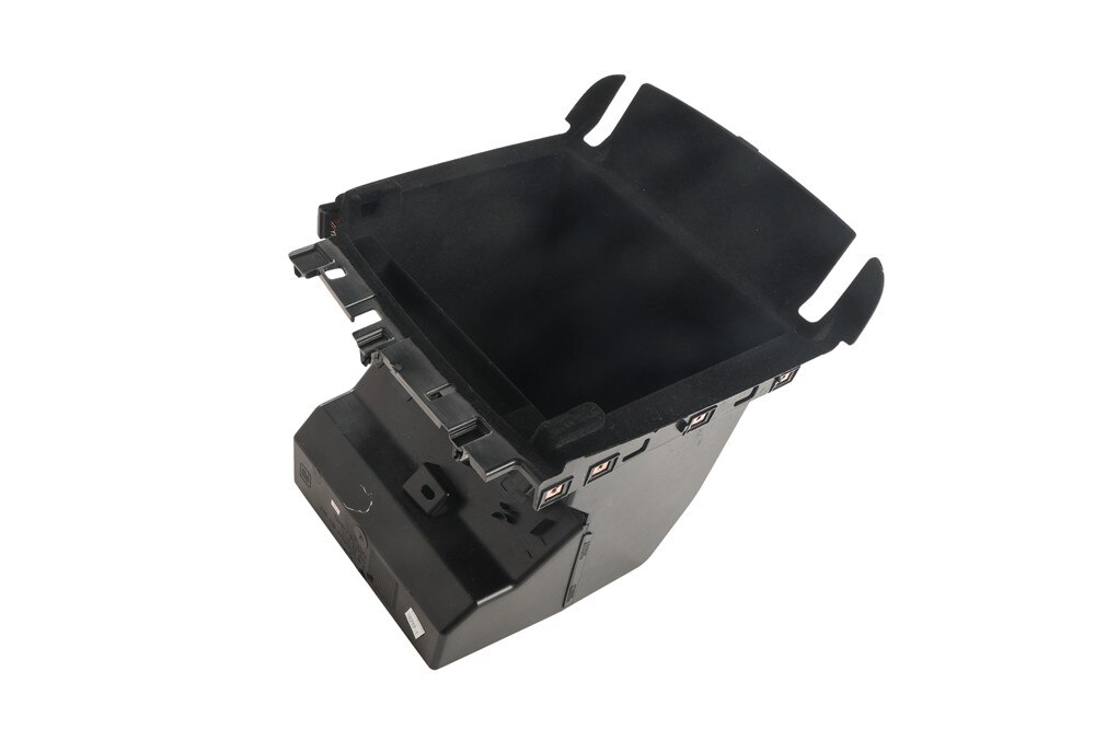GM Genuine Parts Bright Luster Black Front Floor Console Compartment