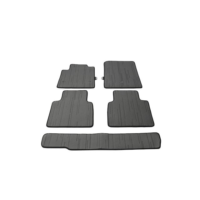 First-, Second- and Third-Row Premium Carpeted Floor Mat Inserts in Dark Cinder Gray (for Models with Executive Seating)