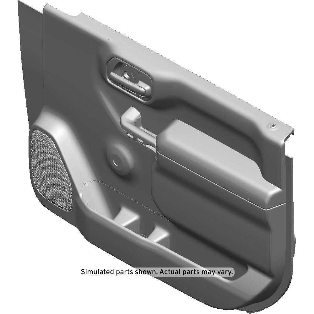 GM Genuine Parts Black Front Passenger Side Door Trim
