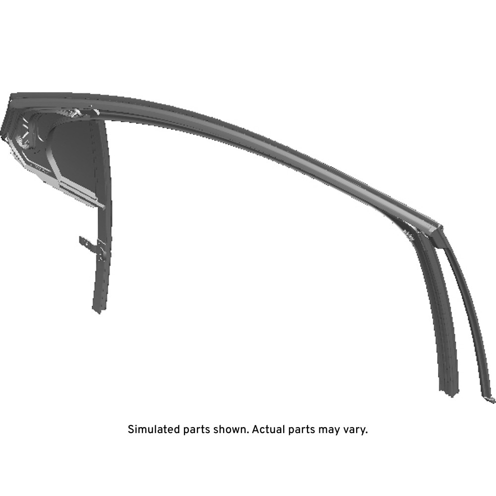 GM Genuine Parts Front Passenger Side Door Window Weatherstrip