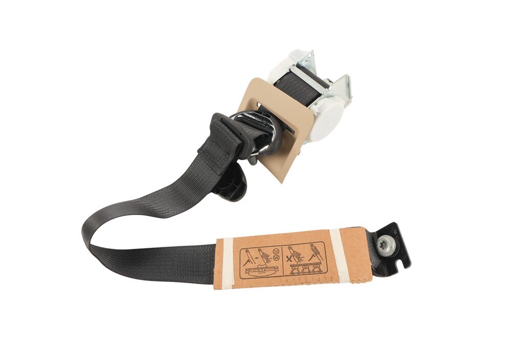 GM Genuine Parts Black 3rd Row Passenger Side Seat Belt Retractor Kit