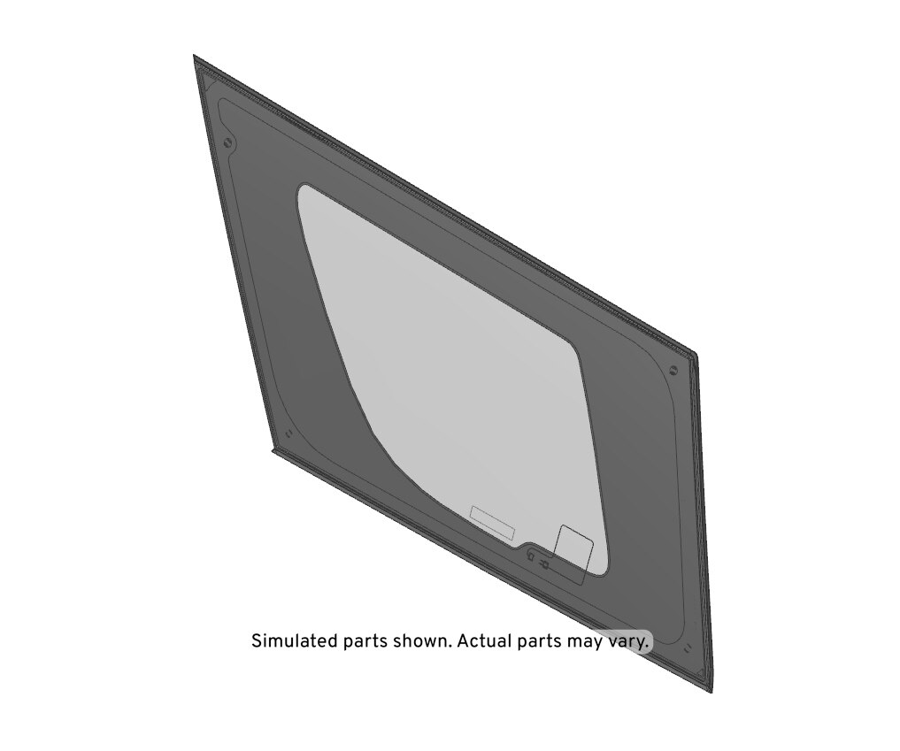 GM Genuine Parts Body Driver Side Rear Window