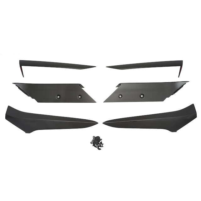 Intake Scoop Trim Kit in Visible Carbon Fiber