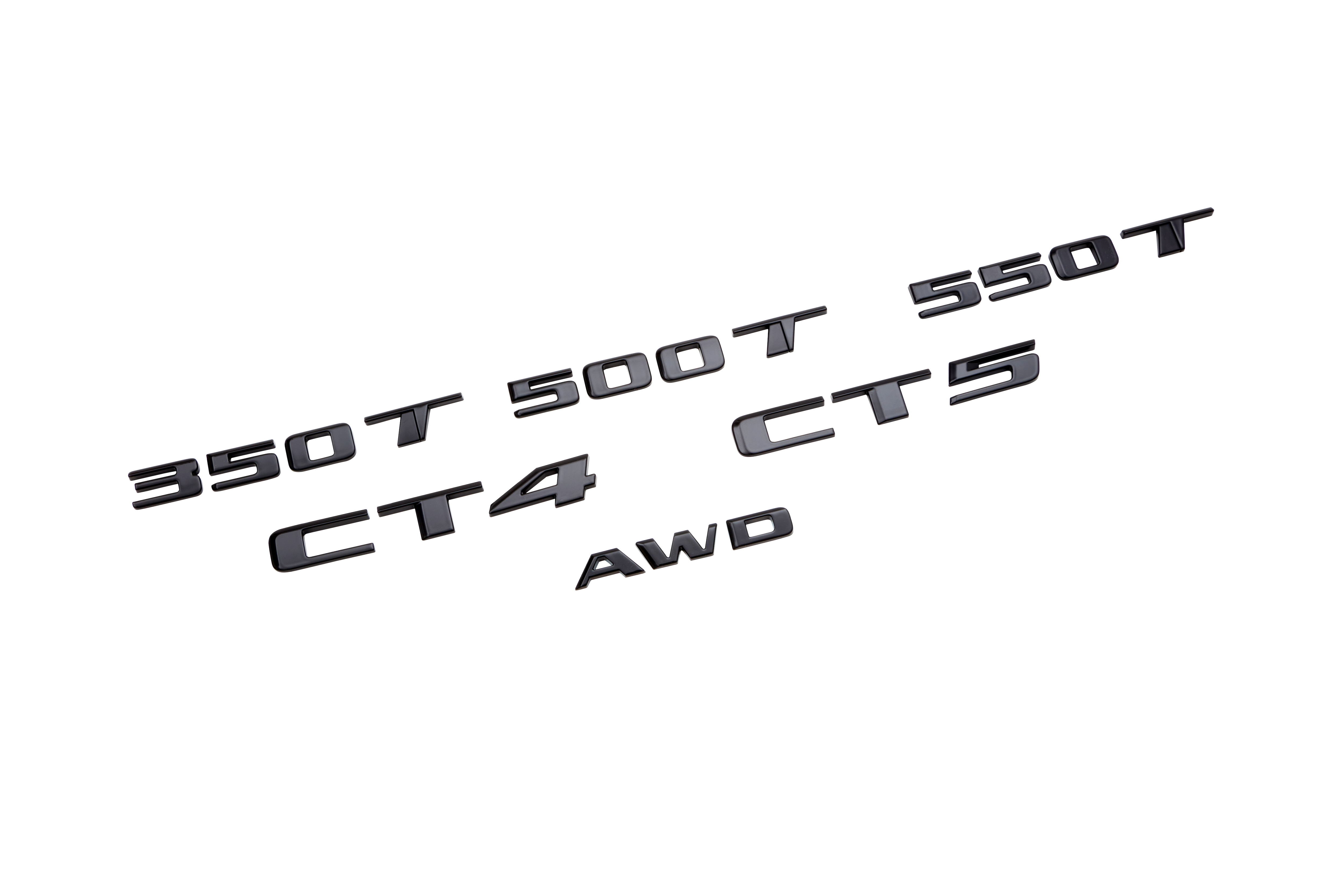 CT4 and CT5 Emblems in Black