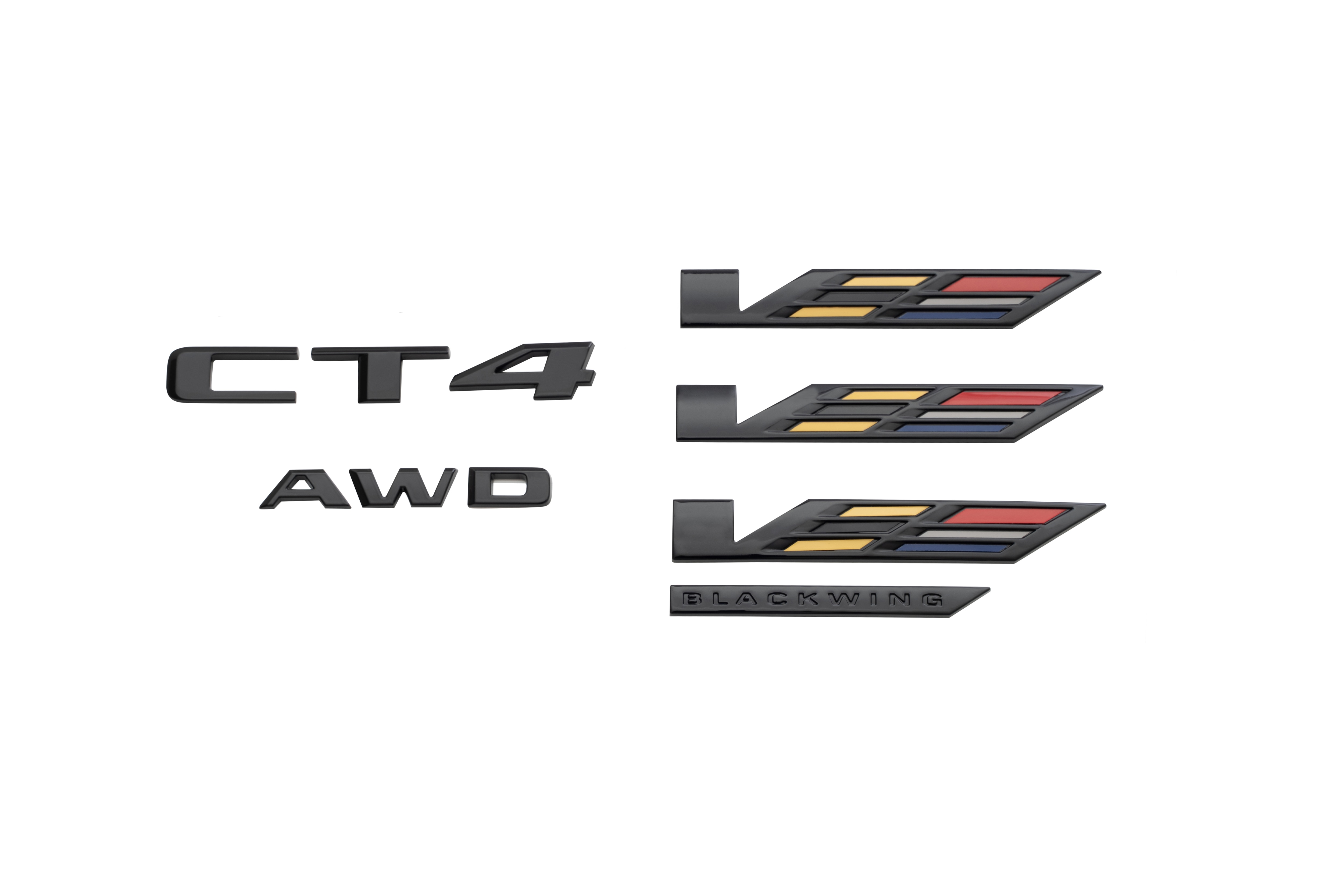 CT4 Emblems in Black