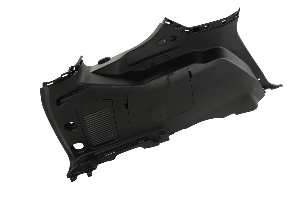 GM Genuine Parts Jet Black Quarter Lower Rear Driver Side Trim Panel