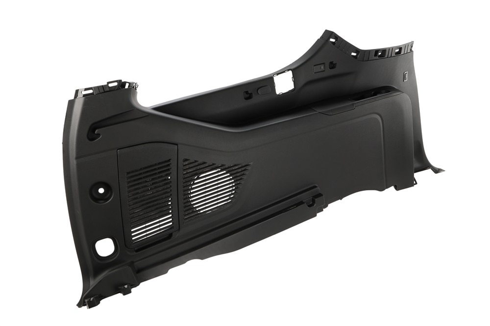 GM Genuine Parts Jet Black Quarter Lower Rear Driver Side Trim Panel
