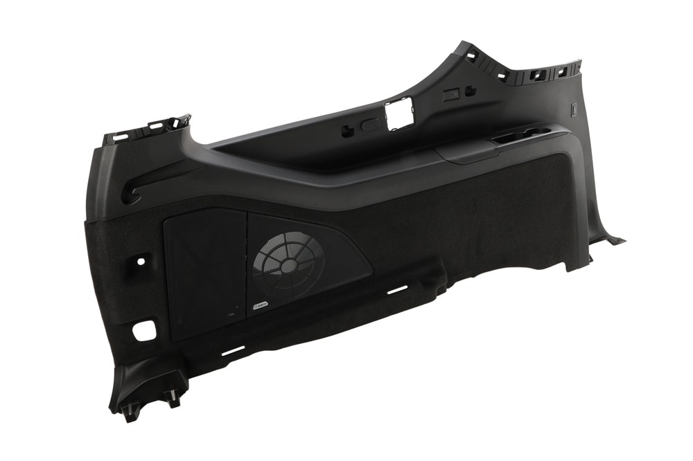 GM Genuine Parts Jet Black Quarter Lower Rear Driver Side Trim Panel