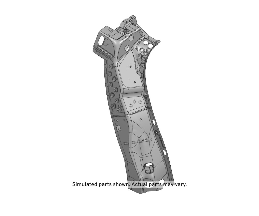GM Genuine Parts Driver Side Back Body Pillar Inner Upper Panel