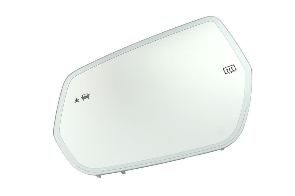 GM Genuine Parts Driver Side Door Mirror Glass (Reflective Glass and Backing Plate)