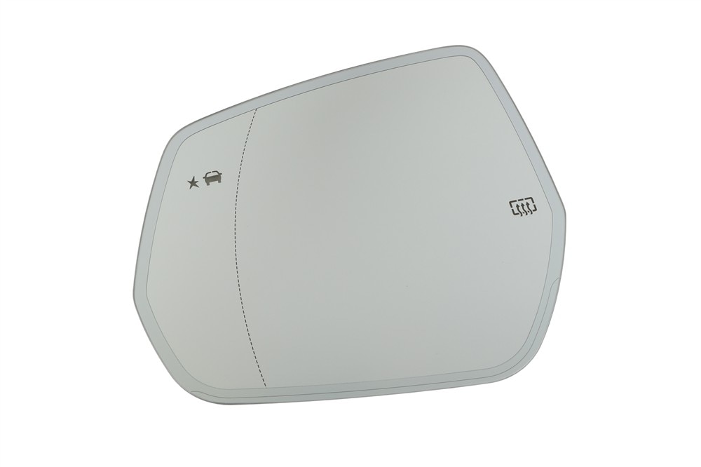 GM Genuine Parts Driver Side Door Mirror Glass (Reflective Glass and Backing Plate)
