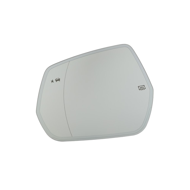 GM Genuine Parts Driver Side Door Mirror Glass (Reflective Glass and Backing Plate)