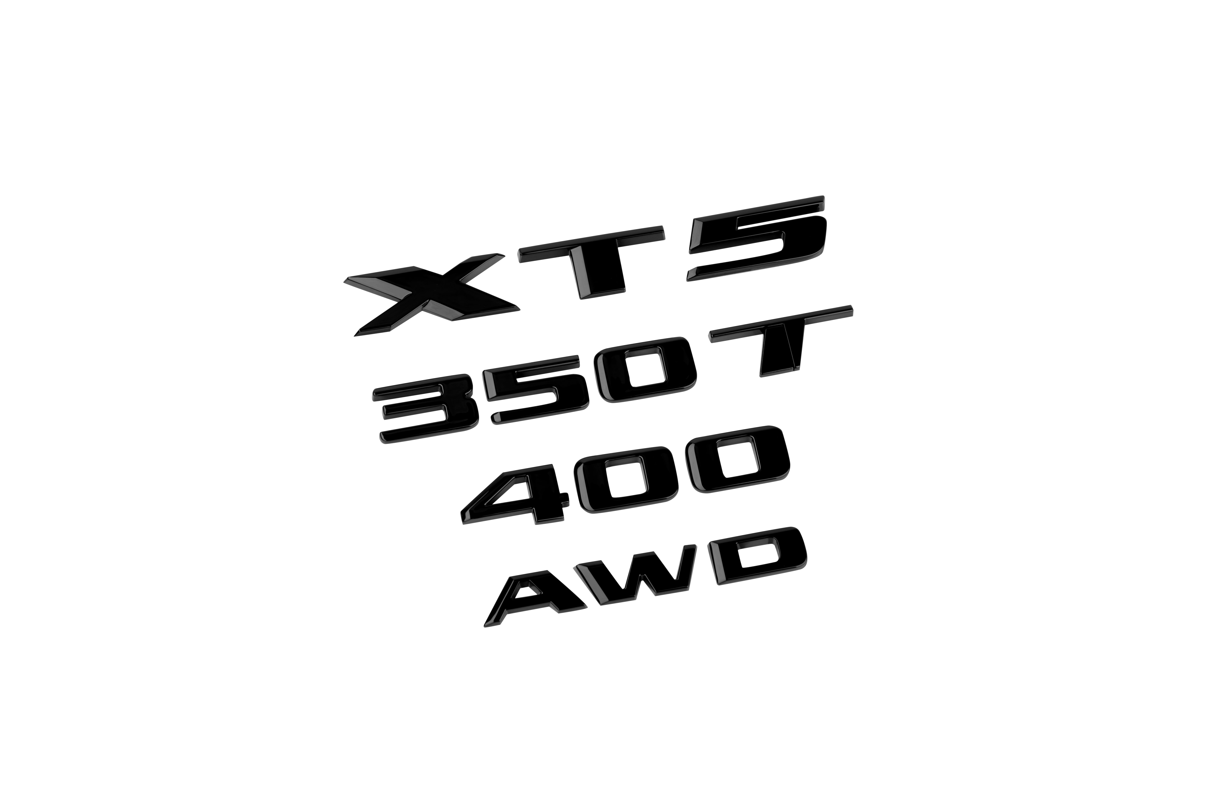 Cadillac XT5, AWD, 350T and 400 Emblems in Black