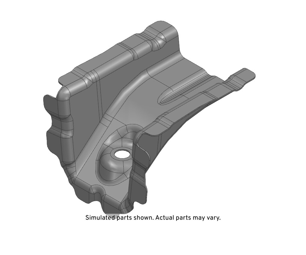GM Genuine Parts Driver Side Underbody Rear Cross Sill Extension