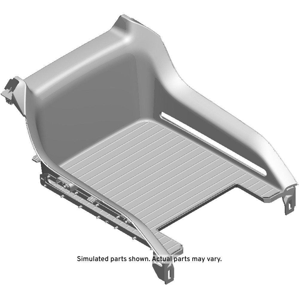 GM Genuine Parts Black Front Floor Console Stowage Tray