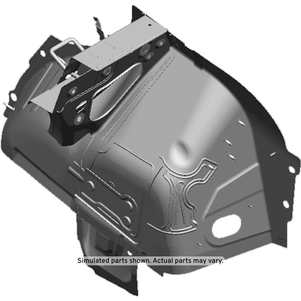 GM Genuine Parts Rear Passenger Side Wheelhouse Inner Panel