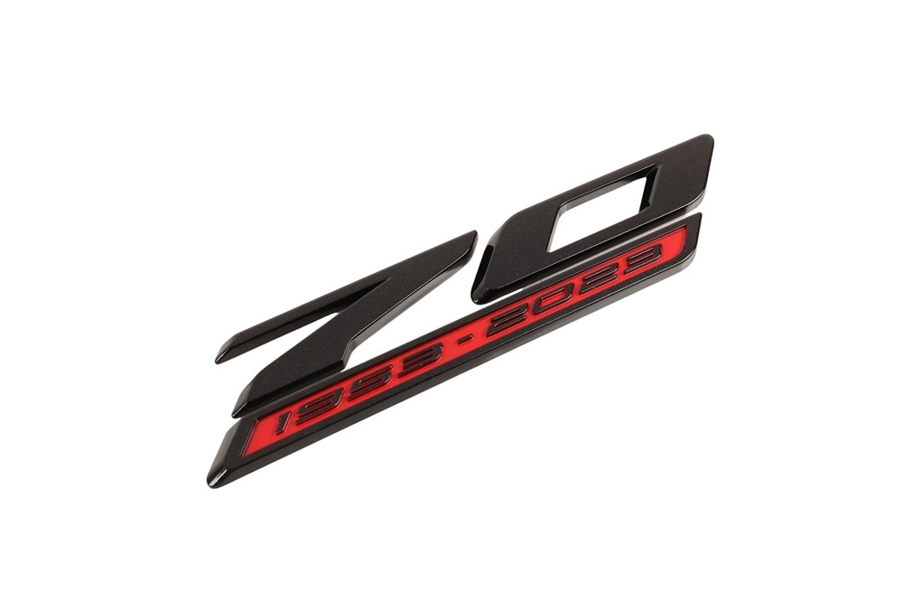 GM Genuine Parts Carbon Flash Metallic Front Side Door Marketing Name Plate