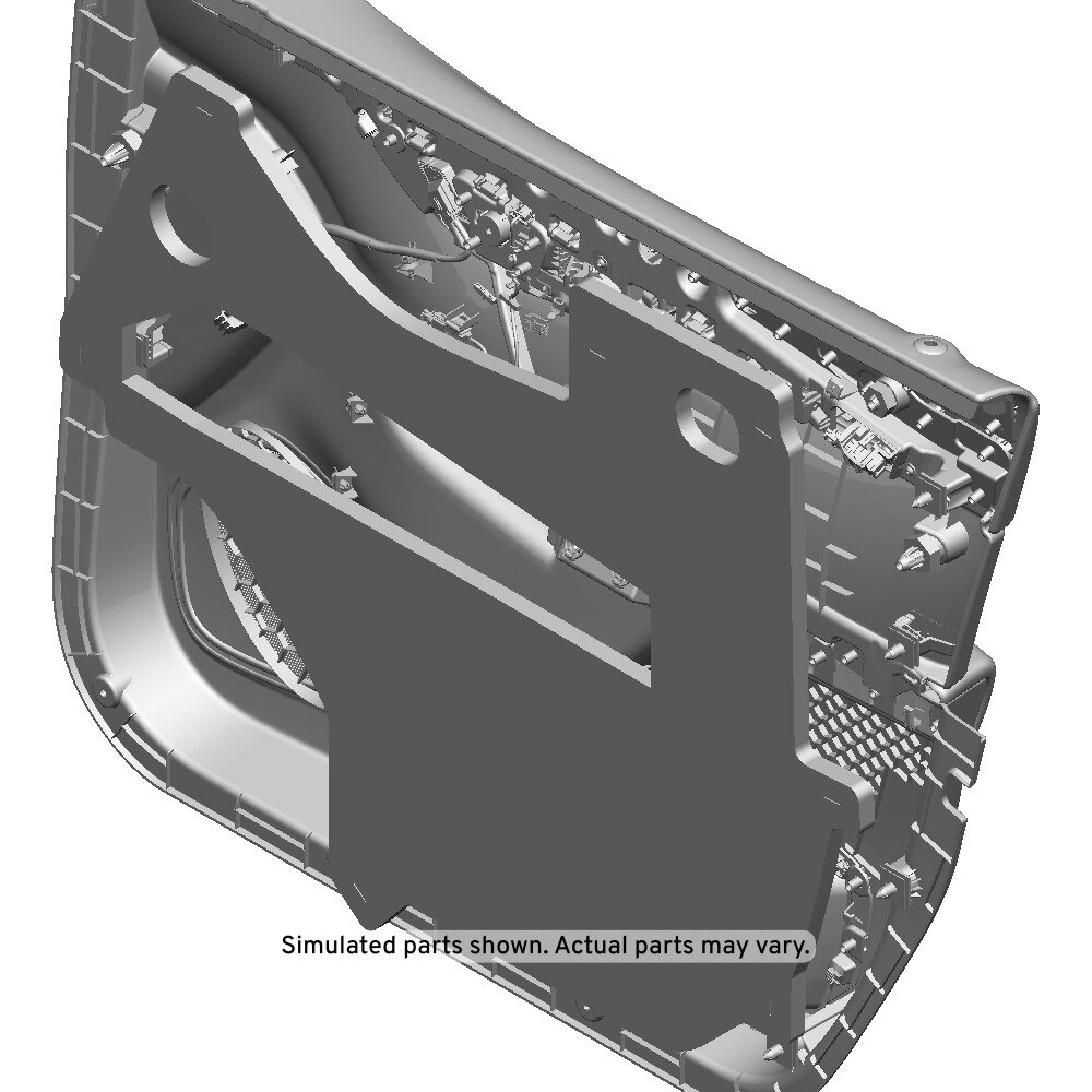 GM Genuine Parts Whisper Beige Front Driver Side Door Trim