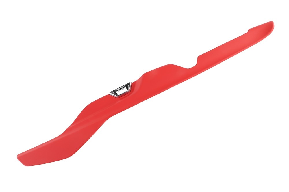 GM Genuine Parts Adrenaline Red Front Floor Rear Console Driver Side Trim Panel