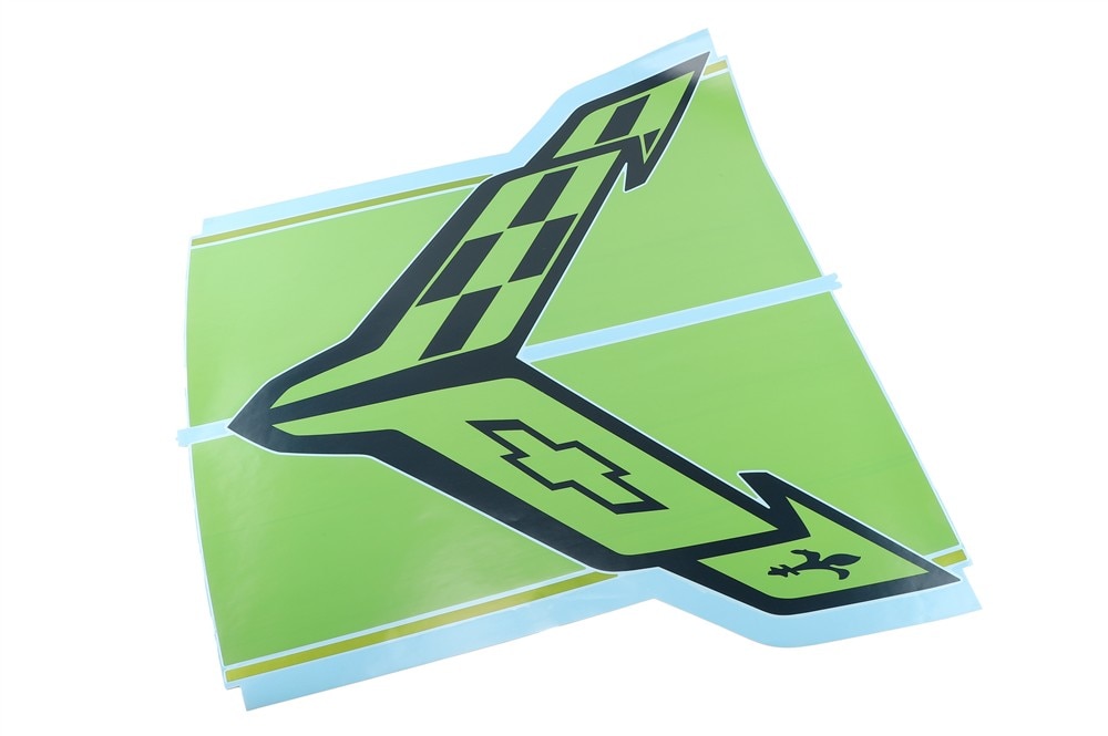 GM Genuine Parts Yellow Roof Panel Decal