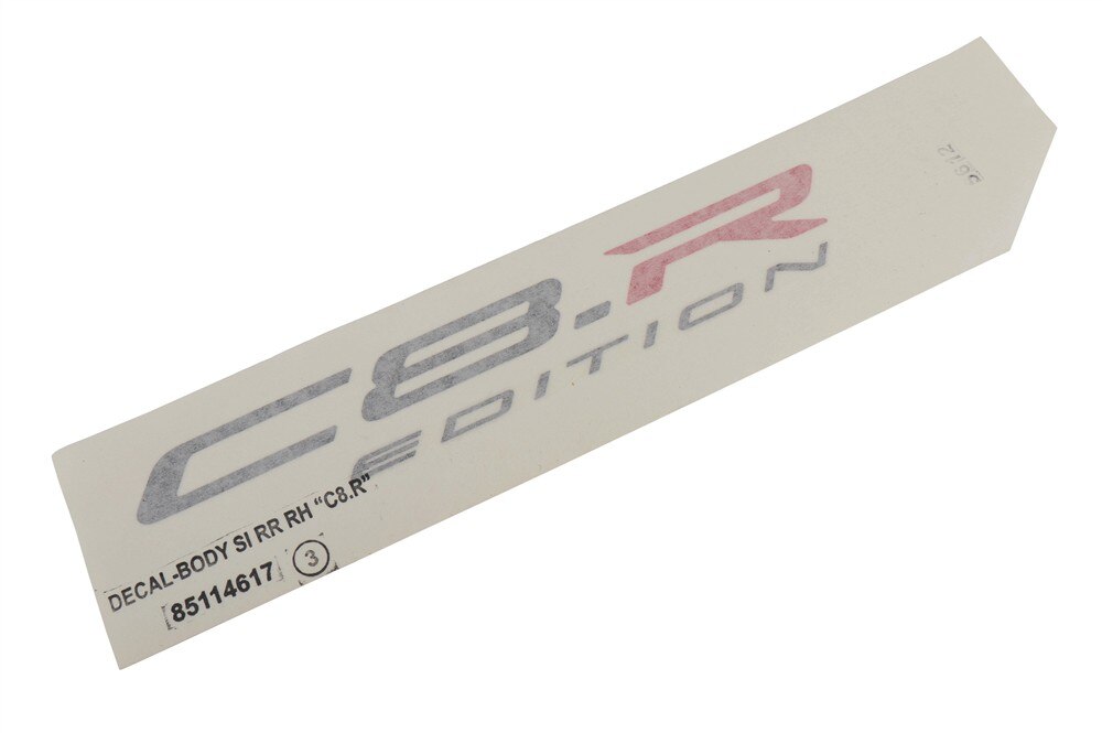 GM Genuine Parts Black Passenger Side Body Side Rear Decal