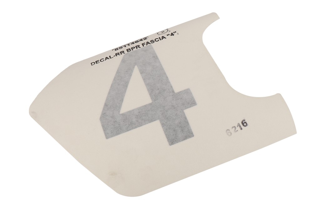 GM Genuine Parts Black Rear Driver Side Bumper Fascia Decal