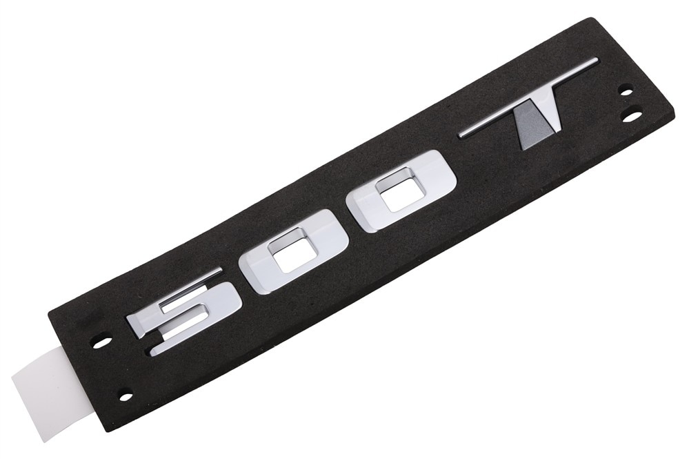 GM Genuine Parts Silver Rear Compartment Lid Engine Name Plate