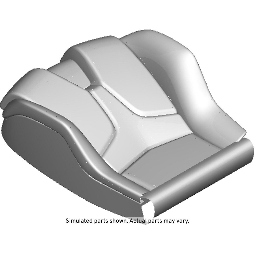 GM Genuine Parts Ceramic White Front Passenger Side Seat Cushion Cover