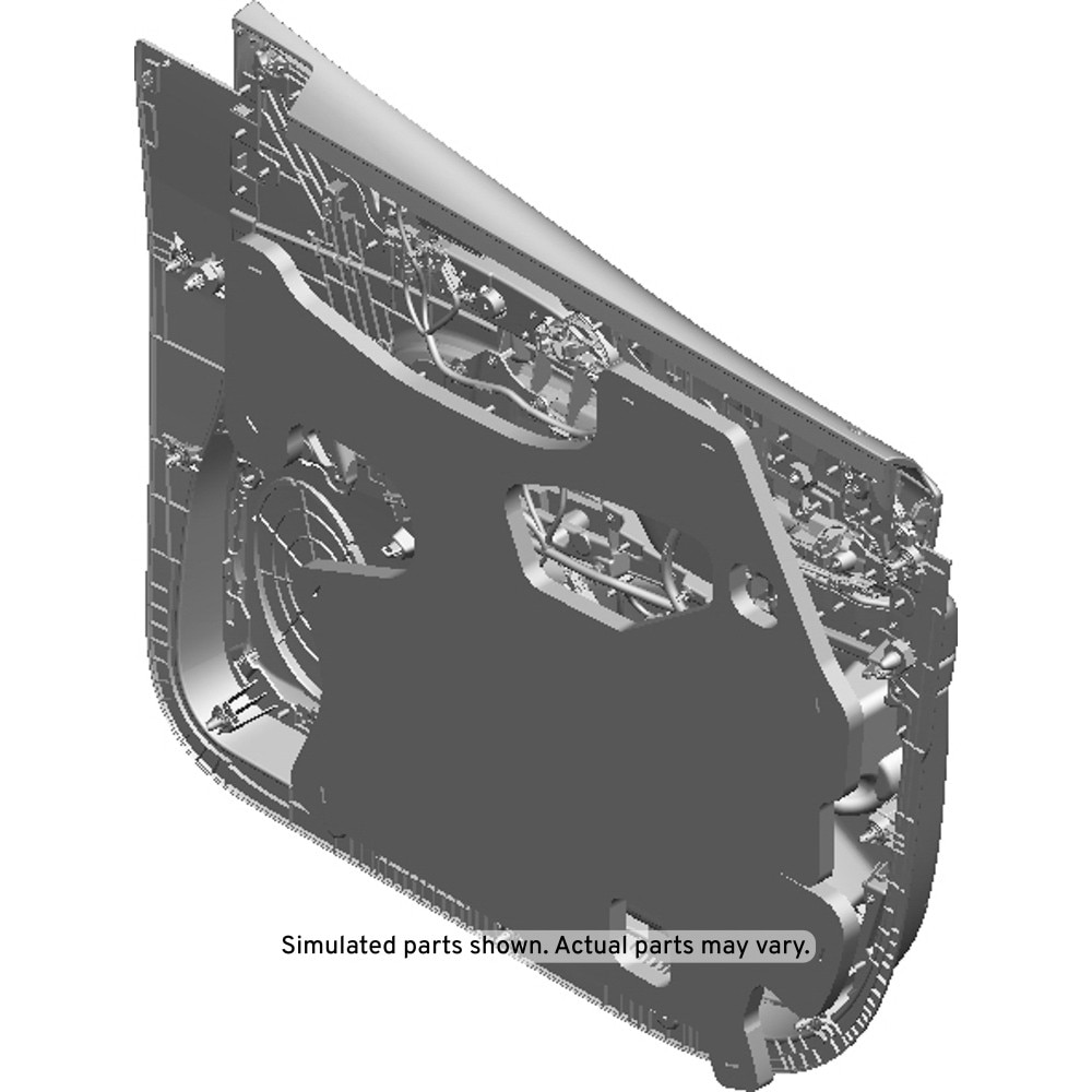 GM Genuine Parts Black Front Driver Side Door Trim