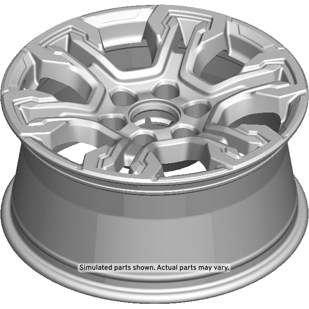 GM Genuine Parts High Gloss Black Front and Rear Wheel