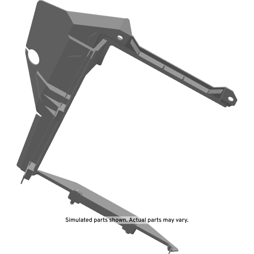 GM Genuine Parts Auxiliary Radiator Rear Passengers Side Duct