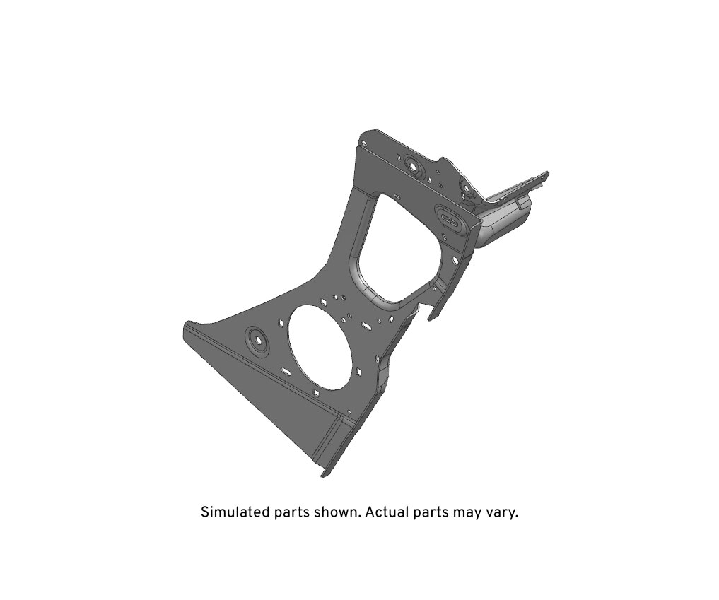 GM Genuine Parts Passenger Side Body Lock Pillar Inner Panel