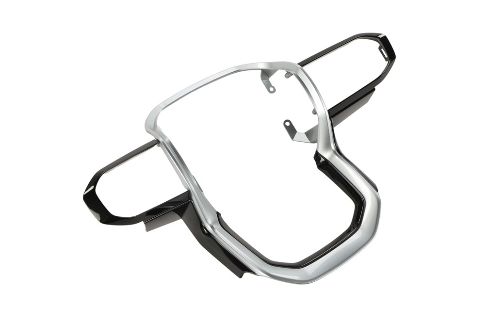GM Genuine Parts Cool Anderson Light Metallic Steering Wheel Trim Spoke Cover Applique