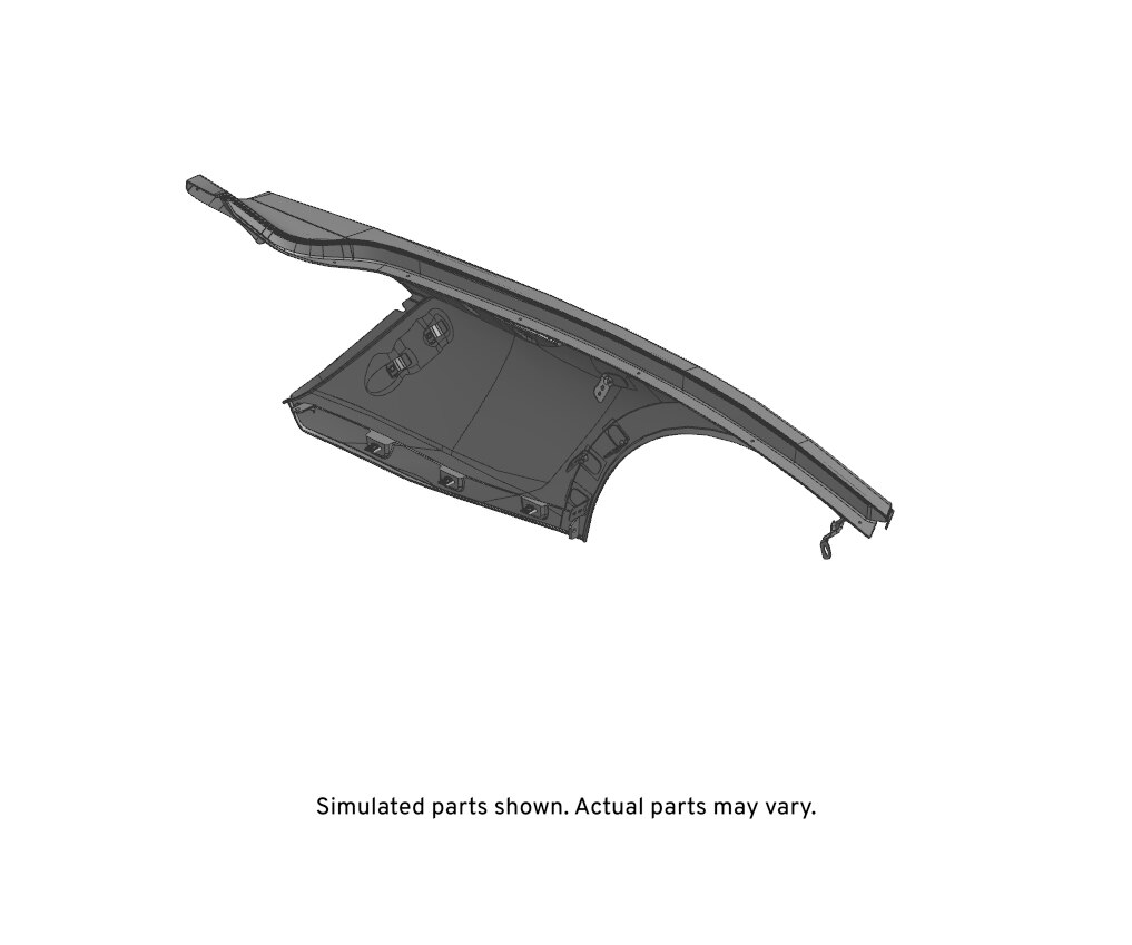 GM Genuine Parts Passenger Side Quarter Outer Panel