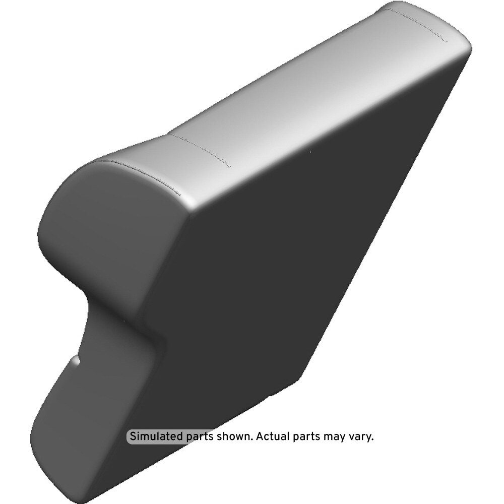 GM Genuine Parts Sky Cool Gray Rear Driver Side Seat Back Cover
