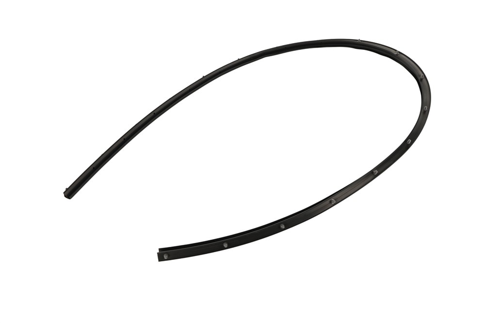 GM Genuine Parts Front and Rear Drivers Side Door Lower Auxiliary Weatherstrip